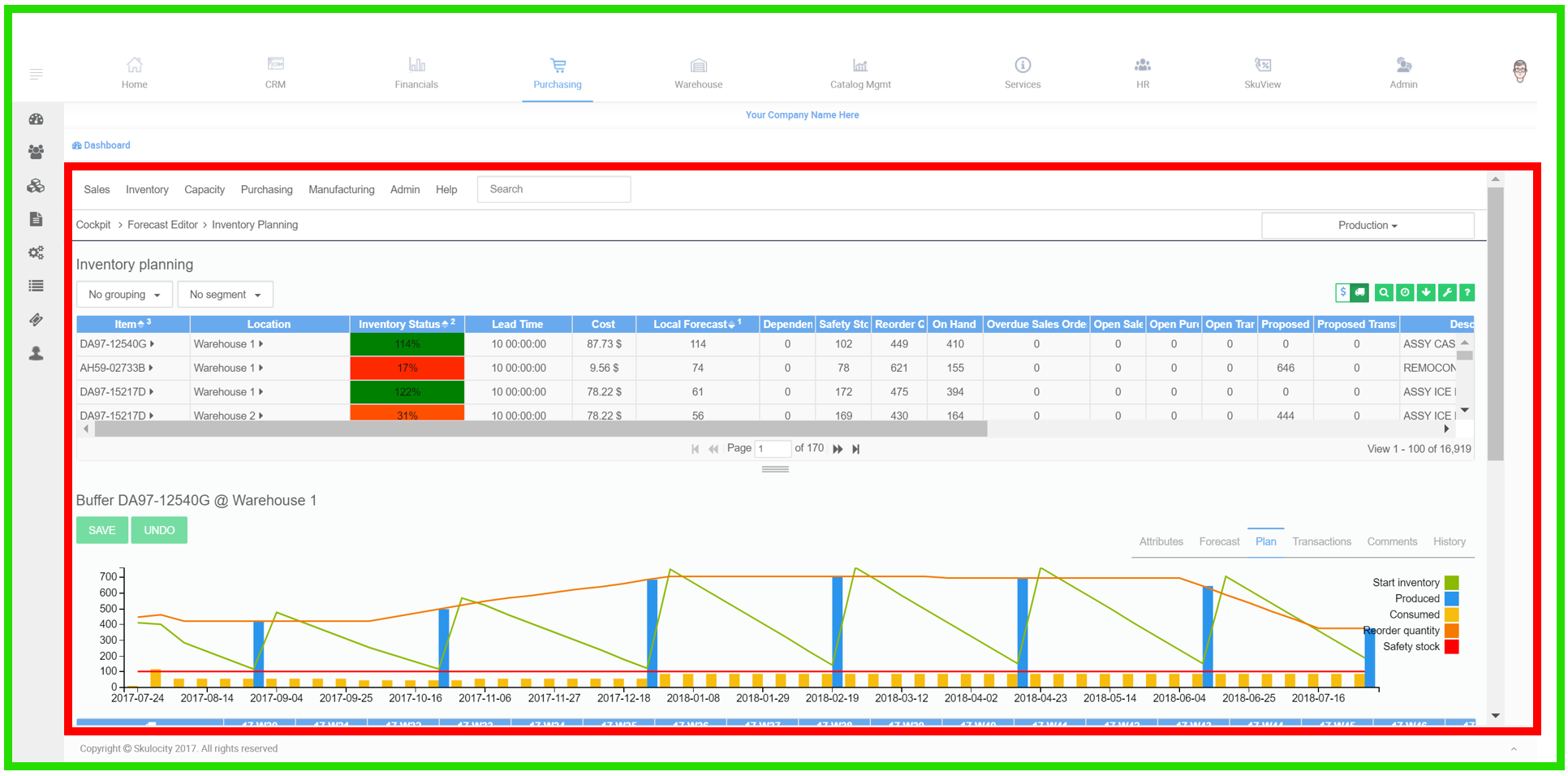 Integrated user interface