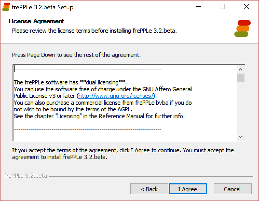 License agreement