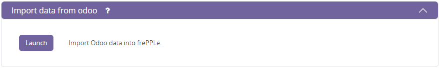 Import data from odoo