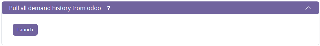 Pull all demand history from Odoo